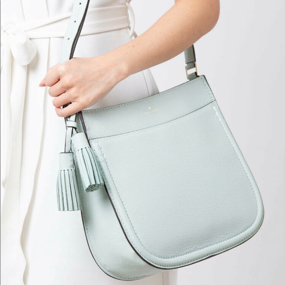 💕 NWT! Kate Spade Mint Hemsley Crossbody Bag - Picture 2 of 7